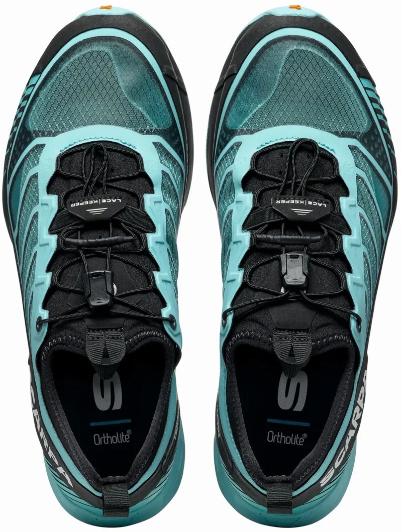 Scarpa Womens Ribelle Run Trail Shoes - Aqua-Black-5